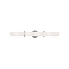 Livex Lighting 1904-91 Pelham 4-Lights 240W Nickel brossé Luminaire de vanité