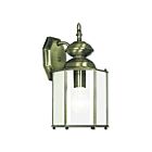 Livex Lighting 2007-01 1-Lumière 100W Laiton antique Lanterne murale