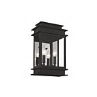 Livex Lighting 2016-04 Princeton 2-lumières 120W Noir Lanterne murale d'extérieur