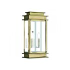 Livex Lighting 2018-01 Princeton 2-lumières 120W Laiton antique Lanterne murale d'extérieur