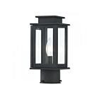 Livex Lighting Princeton 20201-07 1-Lumière 60W Bronze Lanterne de poteau extérieure