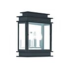 Livex Lighting 20204-04 Princeton 3-lumières 180W Noir Lanterne murale d'extérieur