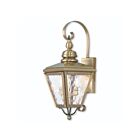 Livex Lighting Cambridge 2031-01 2-Lumières 120W Laiton antique Lanterne murale