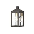 Livex Lighting 20581-07 Nyack 1-lumière 100W Bronze Lanterne murale d'extérieur