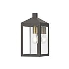 Livex Lighting 20582-07 Nyack 1-lumière 100W Bronze Lanterne murale d'extérieur