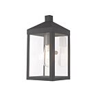 Livex Lighting 20582-76 Nyack 1-lumière 100W Gris scandinave Lanterne murale d'extérieur