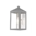 Livex Lighting 20582-80 Nyack 1-lumière 100W Gris nordique Lanterne murale d'extérieur