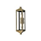 Livex Lighting 20583-01 Nyack 2-lumières 200W Laiton antique Lanterne murale d'extérieur