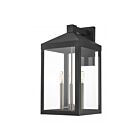 Livex Lighting 20585-04 Nyack 3-lumières 180W Noir Lanterne murale d'extérieur