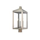 Livex Lighting Nyack 20586-91 3-Lumières 180W Nickel brossé Lanterne de poteau extérieure
