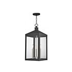 Livex Lighting 20587-04 Nyack 3-Lumières 180W Noir Luminaire Suspendu extrieur