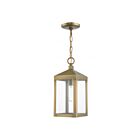 Livex Lighting 20591-01 Nyack 1-Lumière 100W Laiton antique Luminaire Suspendu extrieur