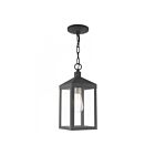 Livex Lighting 20591-76 Nyack 1-Lumière 100W Gris scandinave Luminaire Suspendu extrieur