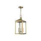 Livex Lighting 20593-01 Nyack 3-Lumières 180W Laiton antique Luminaire Suspendu extrieur