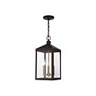 Livex Lighting 20593-07 Nyack 3-Lumières 180W Bronze avec grappe en laiton antique Luminaire Suspendu extrieur