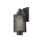 Livex Lighting 20682-14 Nottingham 1-lumière 60W Noir texturé Lanterne murale d'extérieur