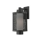 Livex Lighting 20683-14 Nottingham 1-lumière 60W Noir texturé Lanterne murale d'extérieur