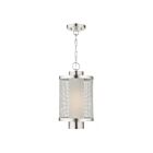 Livex Lighting 20687-91 Nottingham 1-Lumière 60W Nickel brossé Luminaire Suspendu extrieur