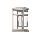 Livex Lighting 20702-91 Hopewell 2-lumières 120W Nickel brossé Lanterne murale d'extérieur