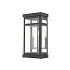 Livex Lighting 20704-04 Hopewell 2-lumières 120W Noir Lanterne murale d'extérieur