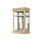 Livex Lighting 20705-01 Hopewell 2-lumières 120W Laiton antique Lanterne murale d'extérieur