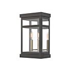 Livex Lighting 20705-07 Hopewell 2-lumières 120W Bronze Lanterne murale d'extérieur