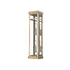 Livex Lighting 20706-01 Hopewell 2-lumières 120W Laiton antique Lanterne murale d'extérieur