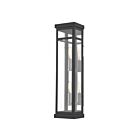 Livex Lighting 20706-04 Hopewell 2-lumières 120W Noir Lanterne murale d'extérieur