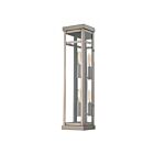 Livex Lighting 20706-91 Hopewell 2-lumières 120W Nickel brossé Lanterne murale d'extérieur