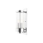 Livex Lighting 20724-05 Hillcrest 3-lumières 120W Chrome poli Lanterne murale d'extérieur