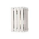 Livex Lighting 20751-91 Greenwich 1-lumière 60W Nickel brossé Lanterne murale d'extérieur