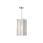 Livex Lighting 20757-91 Greenwich 1-Lumière 100W Nickel brossé Luminaire Suspendu extrieur