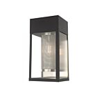 Livex Lighting 20762-04 Franklin 1-lumière 100W Noir Lanterne murale d'extérieur