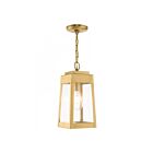 Livex Lighting 20854-12 Oslo 1-Lumière 100W Laiton satiné Luminaire Suspendu extrieur