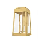 Livex Lighting 20858-12 Oslo 3-lumières 180W Nickel brossé Lanterne murale d'extérieur