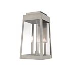 Livex Lighting 20858-91 Oslo 3-lumières 180W Nickel brossé Lanterne murale d'extérieur