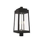Livex Lighting Oslo 20859-04 3-Lumières 180W Noir Lanterne de poteau extérieure