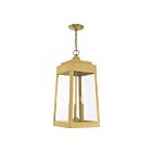 Livex Lighting 20860-12 Oslo 3-Lumières 180W Laiton satiné Luminaire Suspendu extrieur