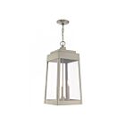 Livex Lighting 20860-91 Oslo 3-Lumières 180W Nickel brossé Luminaire Suspendu extrieur