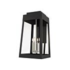 Livex Lighting 20861-04 Oslo 4-lumières 240W Noir Lanterne murale d'extérieur