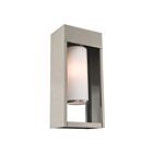 Livex Lighting 20983-91 Bleecker 1-lumière 60W Nickel brossé Lanterne murale d'extérieur
