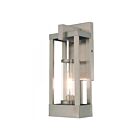 Livex Lighting 20992-91 Delancey 1-lumière 60W Nickel brossé Lanterne murale d'extérieur