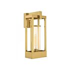 Livex Lighting Delancey 20996-12 1-Lumière 60W Laiton satiné Lanterne de poteau extérieure