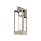 Livex Lighting Delancey 20996-91 1-Lumière 60W Nickel brossé Lanterne de poteau extérieure