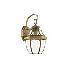 Livex Lighting Monterey 2151-01 1-Lumière 100W Laiton antique Lanterne murale
