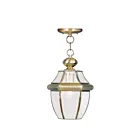 Livex Lighting 2152-01 Monterey 1-Lumière 100W Laiton antique Luminaire Suspendu extrieur