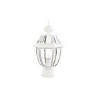 Livex Lighting Monterey 2153-03 1-Lumière 100W Blanc Lanterne de poteau extérieure