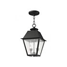 Livex Lighting 2167-04 Mansfield 2-Lumières 120W Noir Luminaire Suspendu extrieur