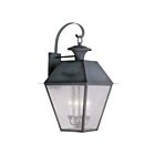 Livex Lighting Mansfield 2172-61 4-Lumières 240W charbon Lanterne murale