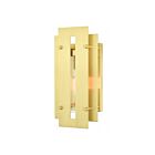 Livex Lighting 21772-12 Utrecht 1-lumière 100W Nickel brossé Lanterne murale d'extérieur